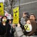 Japanes demonstrators