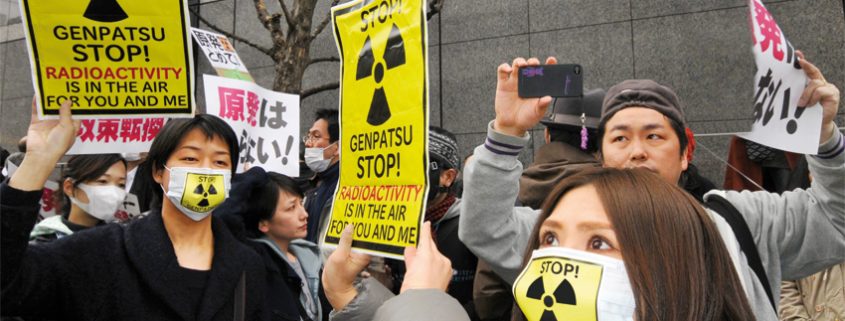 Japanische Anti-Atom-Aktivistin