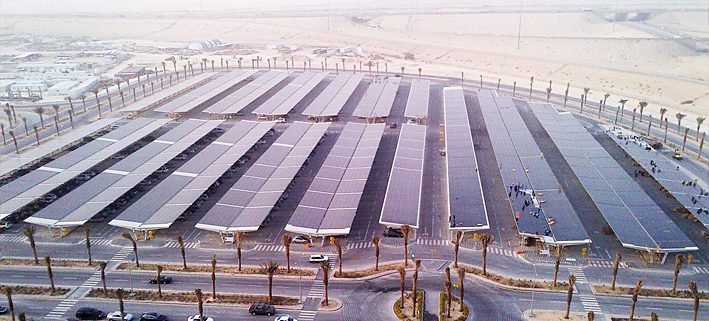 Saudi Arabia Largest PV Module-Covered Parking Lot in the World